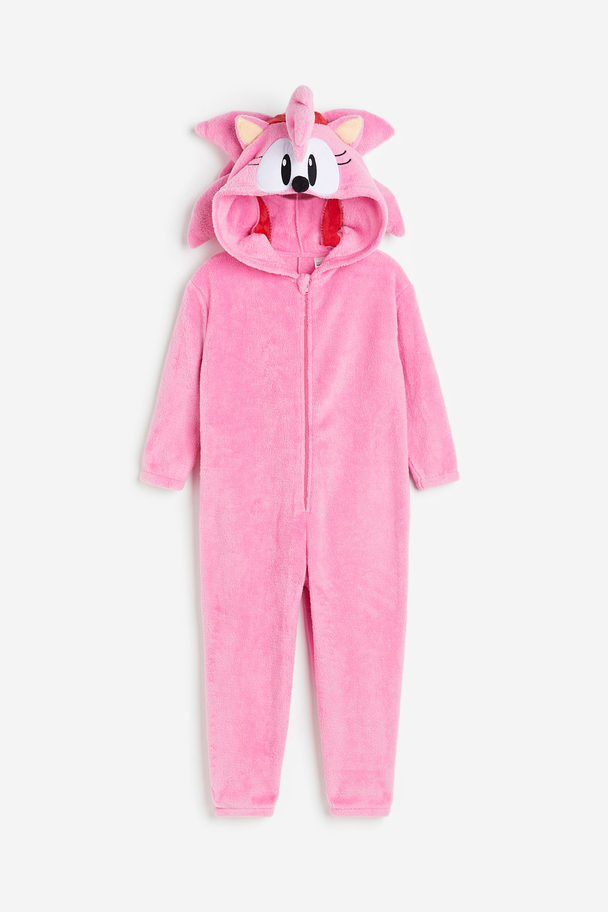 H&M Fancy Dress Costume Pink/sonic The Hedgehog