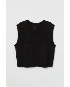 H&m+ Sweater Vest Black