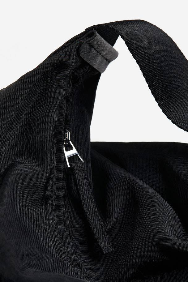 H&M Nylon Crossbody Bag Black