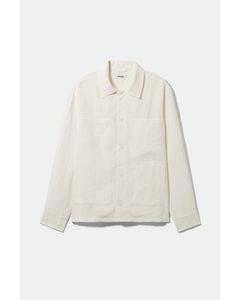 Roland Linen Overshirt Off-white