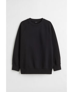 Oversized Fit Sweatshirt Black