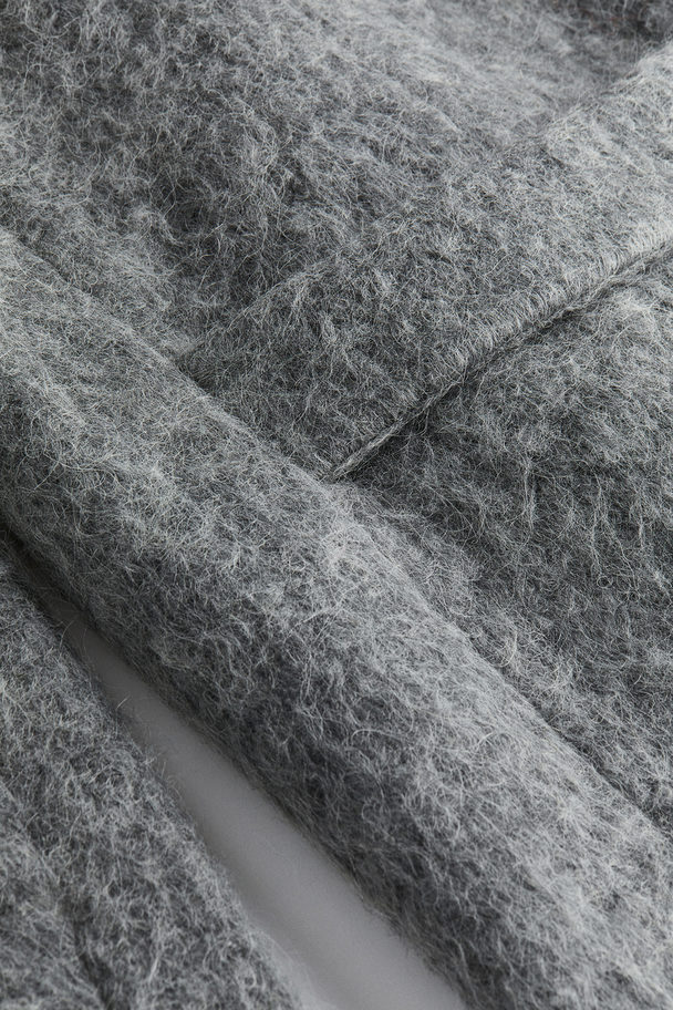 H&M Jacke aus Wollmischung Grau