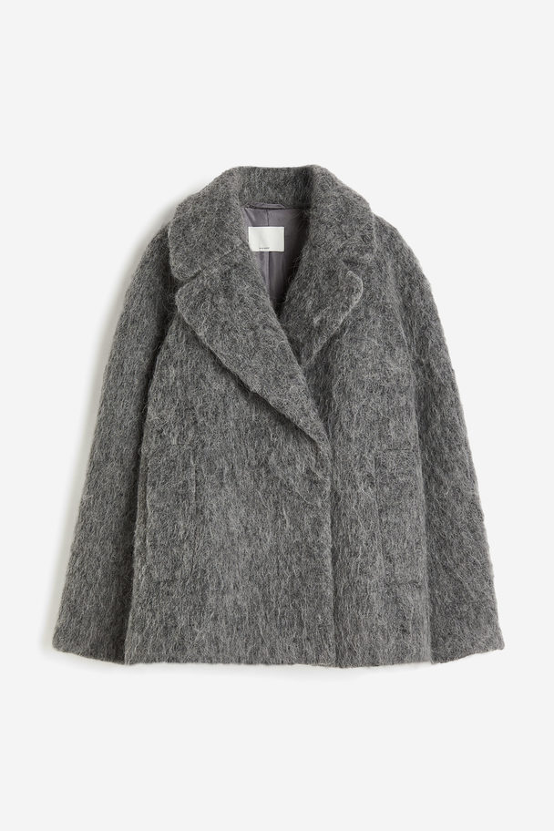 H&M Jacke aus Wollmischung Grau