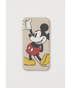 Iphone-case Lichtbeige/mickey Mouse