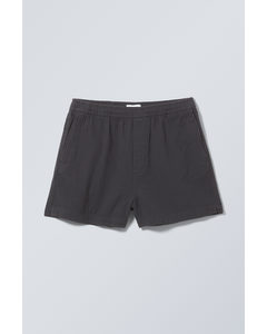 Lockere Shorts Alex Dunkelgraues Jacquardmuster