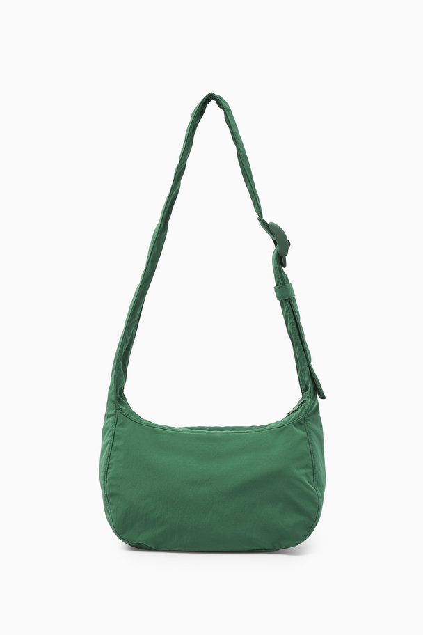 COS Crossbody Saddle Bag - Nylon Dark Green