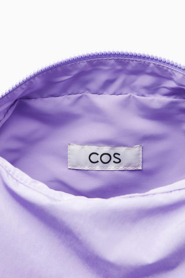 COS Crossbody Saddle Bag - Nylon Lilac