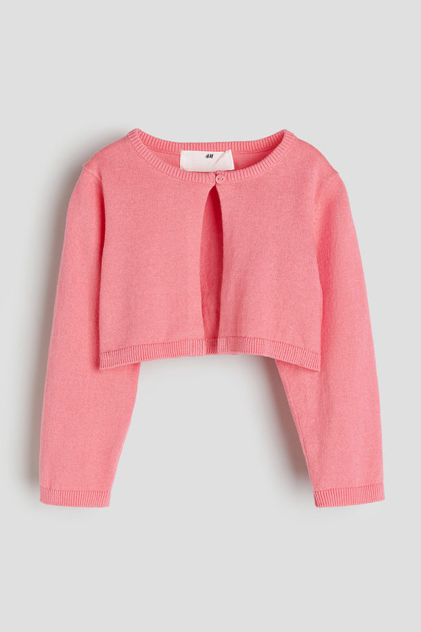 H&M Feinstrick-Bolero Rosa