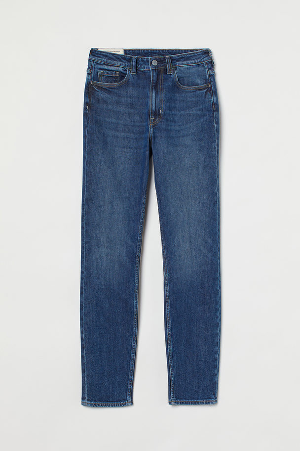 H&M Skinny High Waist Jeans Blau