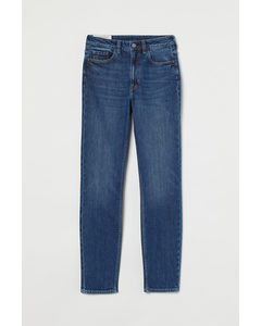Skinny High Waist Jeans Denimblauw