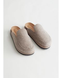 Chunky Loafers Beige