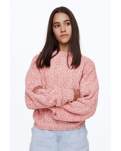 Knitted Jumper Pink Marl