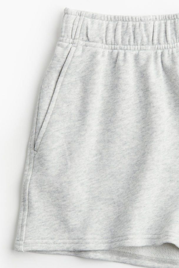 H&M Drymove™ Sports Shorts Light Grey Marl