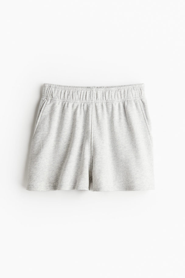 H&M Drymove™ Sports Shorts Light Grey Marl