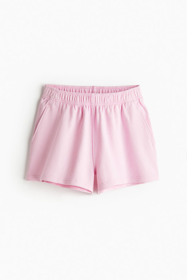 H&M Drymove™ Sports Shorts Light Pink