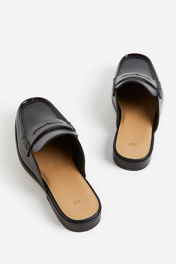 H&M Slip-in Loafers Zwart