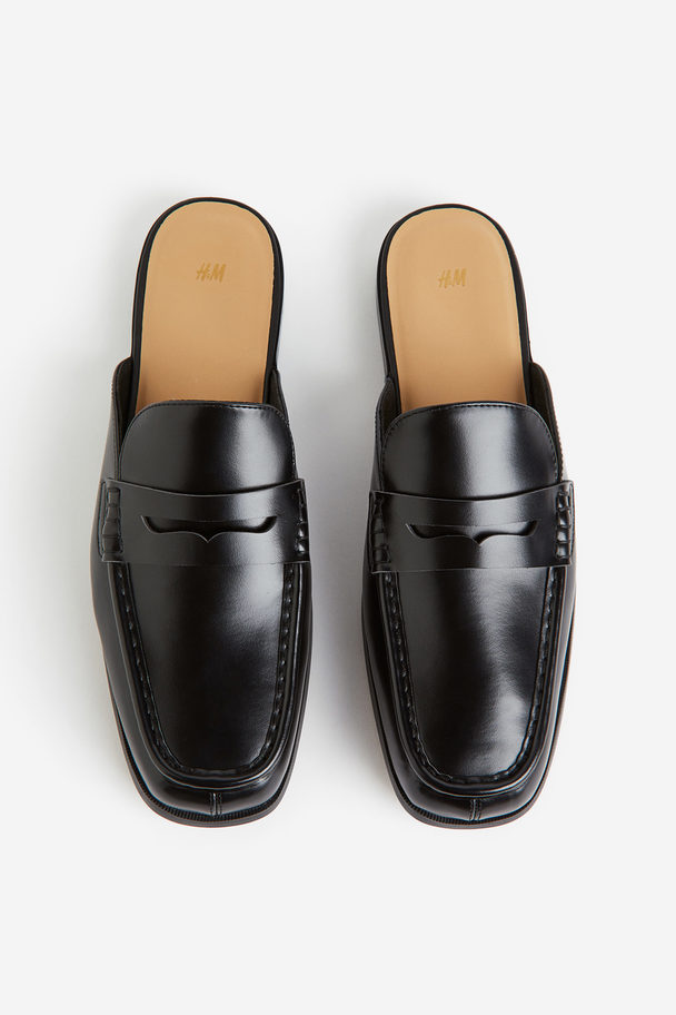 H&M Slip-in Loafers Zwart