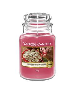 Yankee Candle Classic Large Jar Peppermint Pinwheels 623g