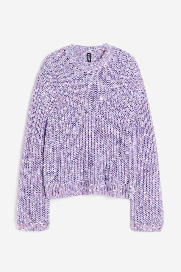 H&M Pullover Lilameliert