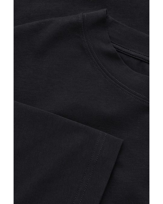 COS Oversized T-shirt Dress Black