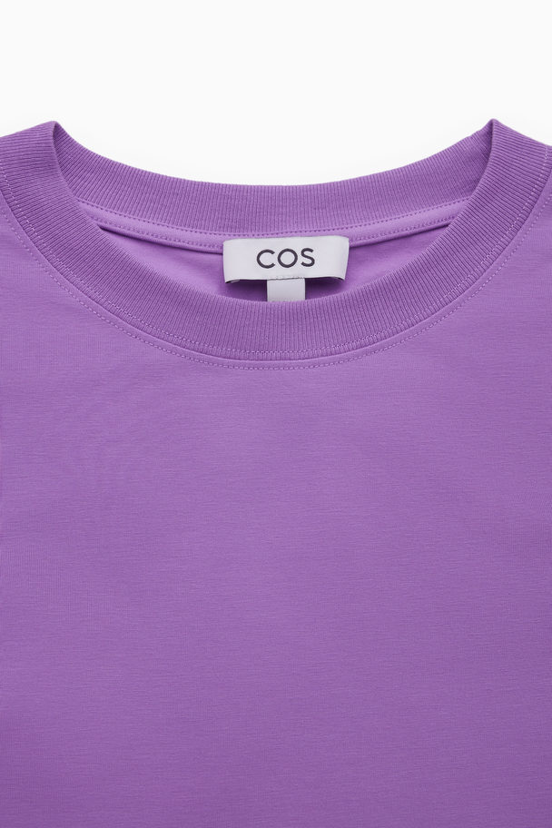 COS Oversized T-shirt Dress Purple