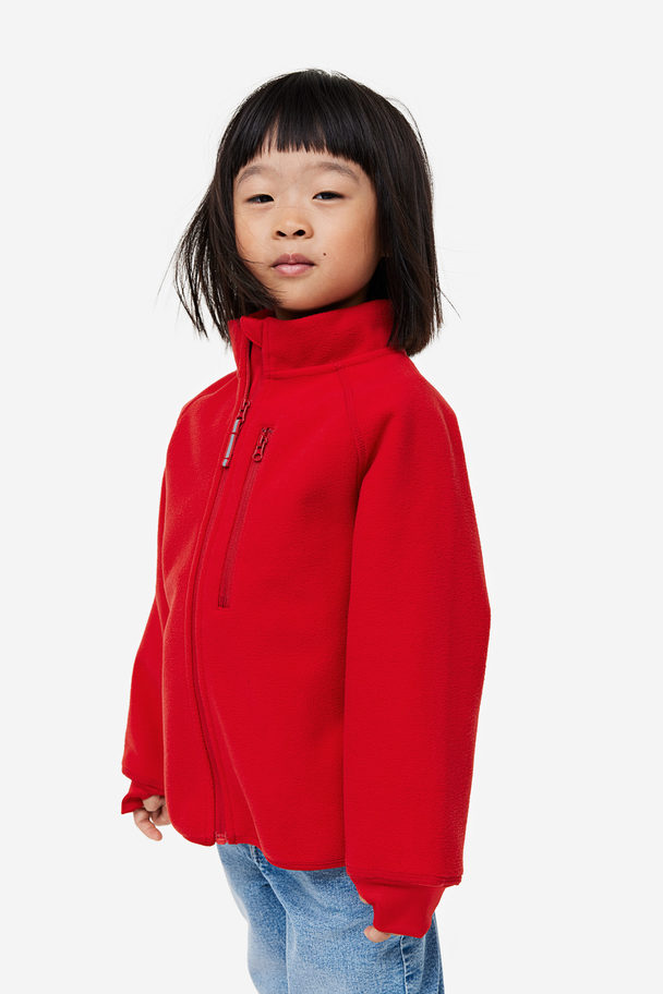 H&M Thermolite® Windproof Fleece Jacket Bright Red