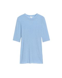 Merino Lyocell T-shirt Light Blue