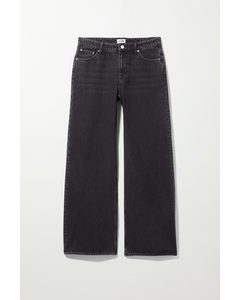 Ray Low Wide Jeans Black