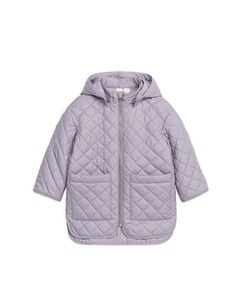 Water-repellent Quilt Jacket Lilac