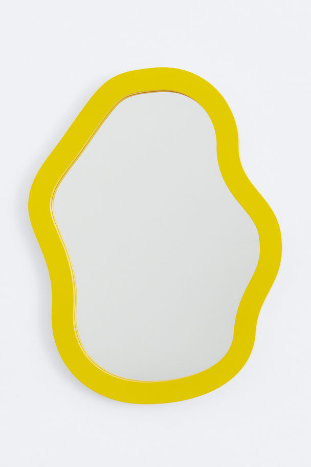 H&M HOME Shatterproof Kids' Wall Mirror Yellow