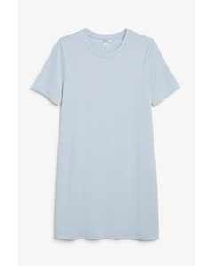 Super-soft T-shirt Dress Blue