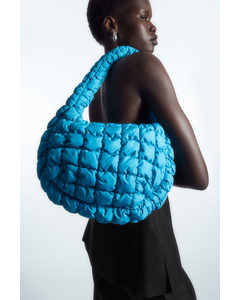 Quilted Mini Bag Bright Turquoise