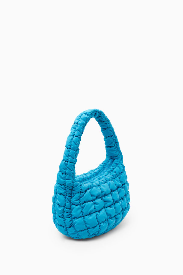 COS Quilted Mini Bag Bright Turquoise