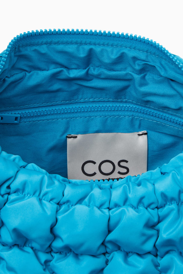 COS Quilted Mini Bag Bright Turquoise
