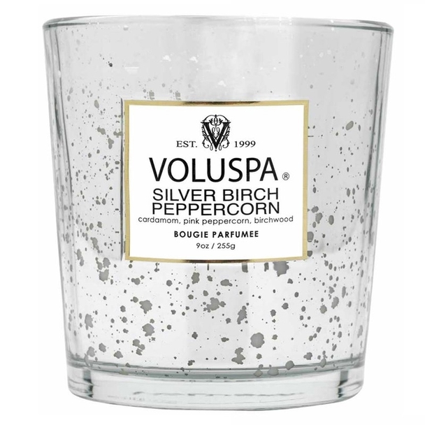 Voluspa Voluspa Boxed Candle Silver Birch Peppercorn 255g