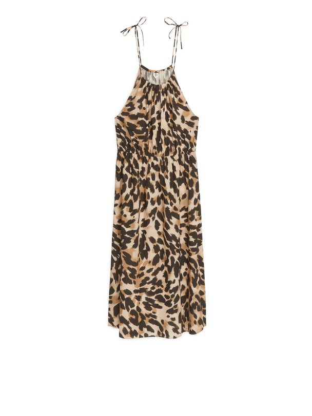 ARKET Lyocell Strap Dress All Over Printed