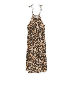 Lyocell Strap Dress All Over Printed