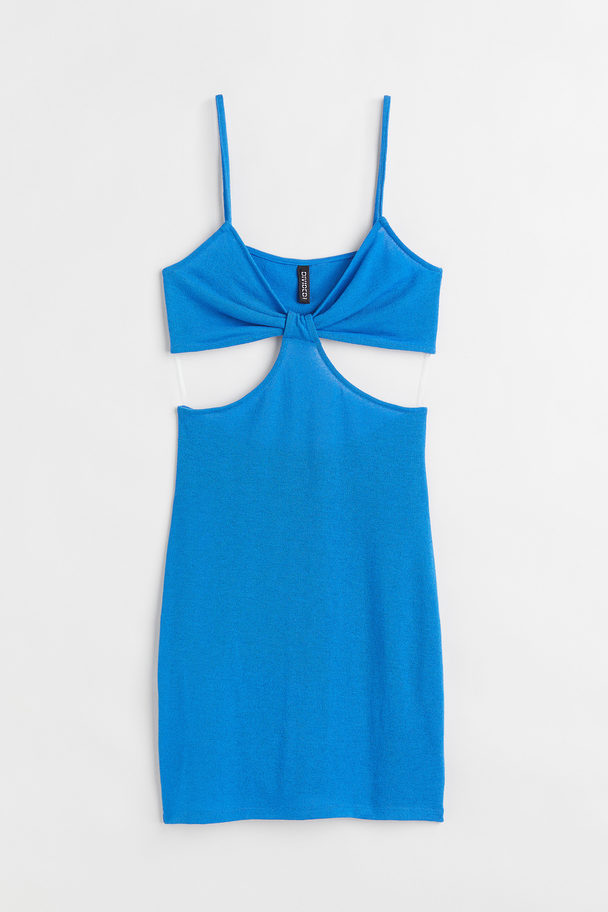 H&M Cut-out Dress Blue