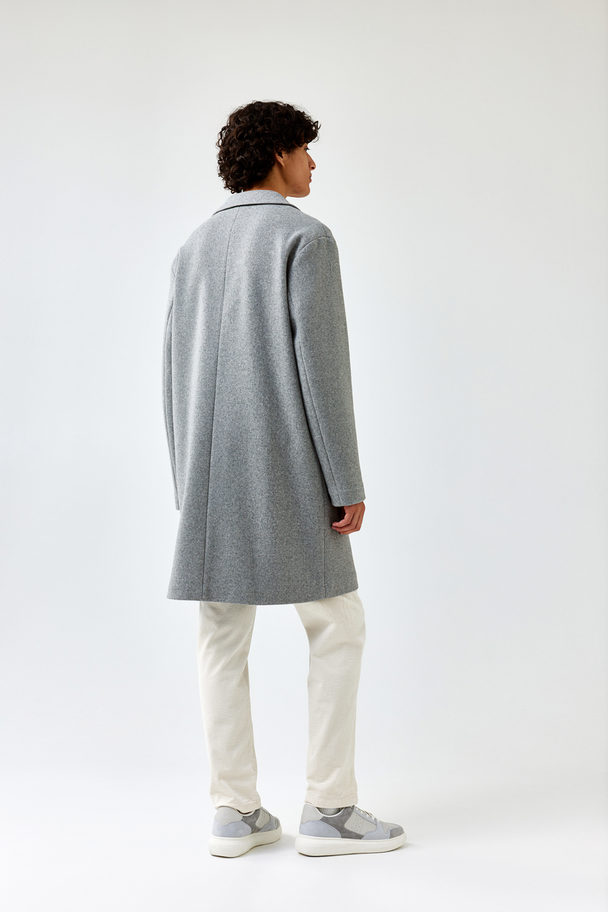 H&M Mantel aus Wollmix Grau