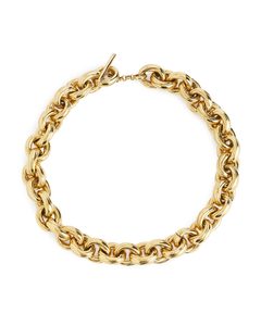 Chunky Gold-plated Necklace Gold