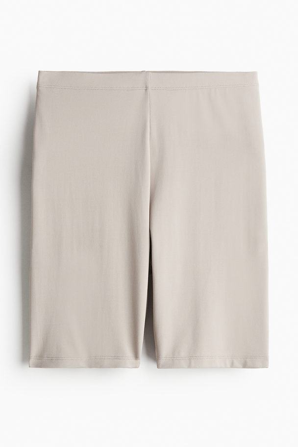 H&M Radlershorts aus Mikrofaser Hellbeige