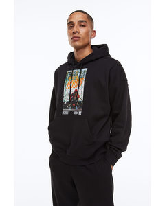 Oversized Fit Hoodie Black/days Of The Hoops