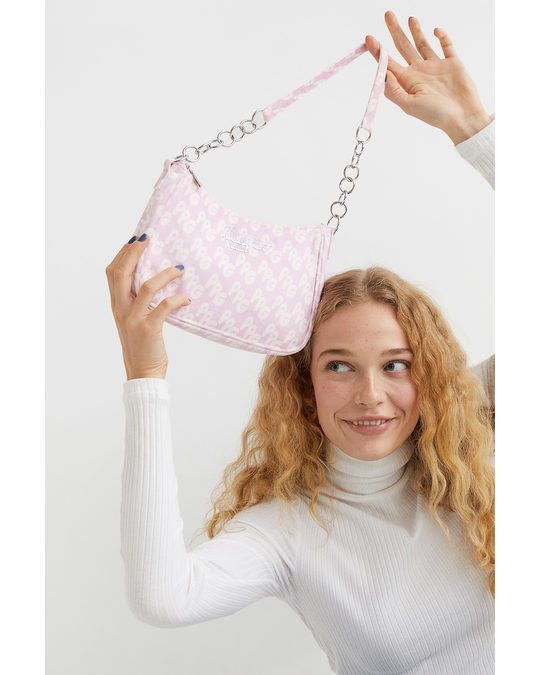 H&M Velour Handbag Pink/the Powerpuff Girls