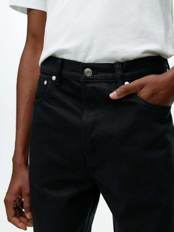 ARKET Mist Jeans Met Wijde Pasvorm Zwart