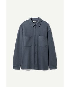 Stay Jersey Overshirt Washed Blue