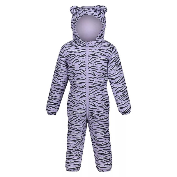 Regatta Regatta Childrens/kids Penrose Zebra Print Puddle Suit