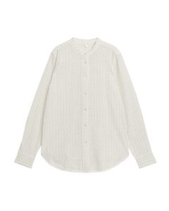 Broderie Anglaise Shirt Off White