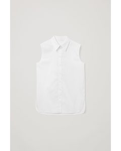 Sleeveless Shirt White