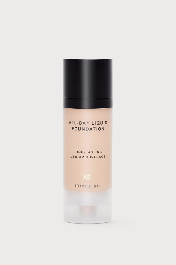 H&M All-Day Flüssige Foundation Light Porcelain