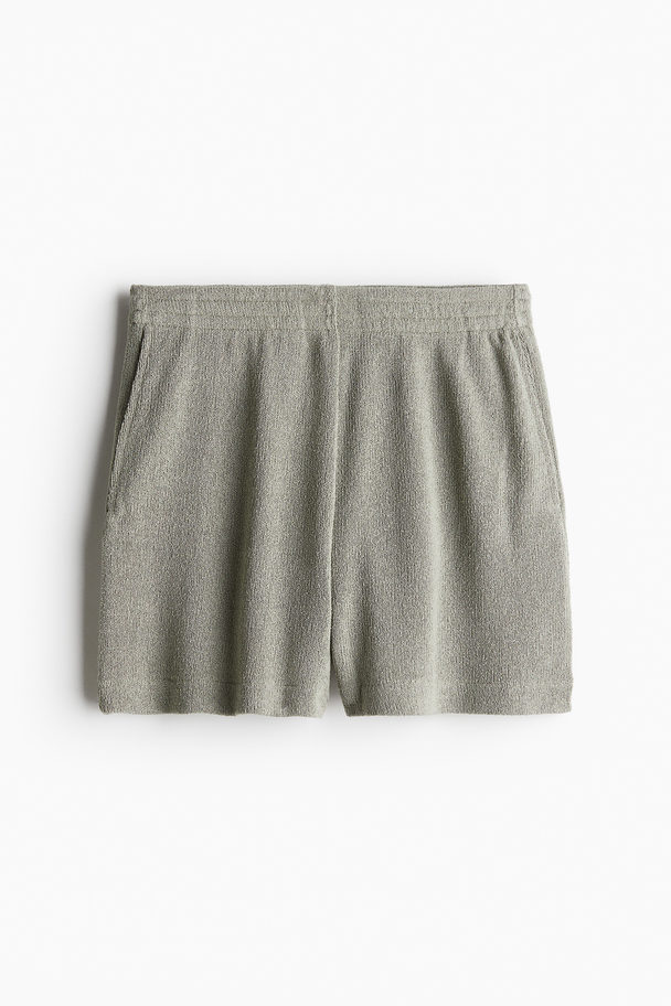 H&M Shorts I Jersey Salviegrøn